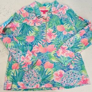 Lilly Pulitzer Colorful Floral Sweatshirt